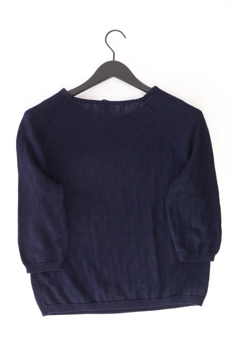 Peter Hahn Feinstrickpullover Gr. 38 blau