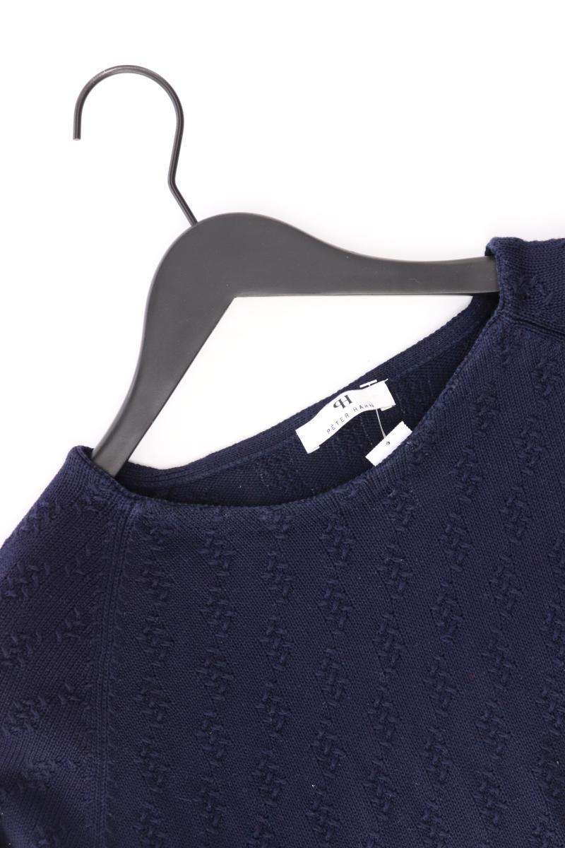 Peter Hahn Feinstrickpullover Gr. 38 blau