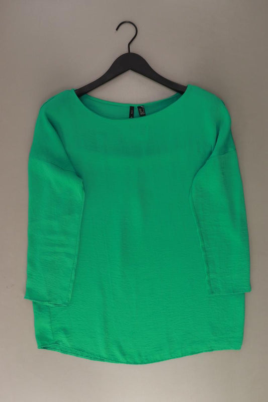Mango Regular Bluse Gr. M 3/4 Ärmel grün aus Polyester