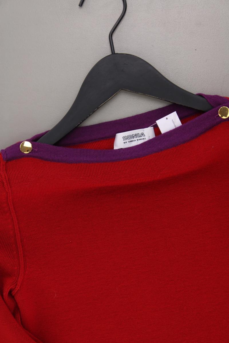 Sonia Rykiel Feinstrickpullover Gr. XS rot