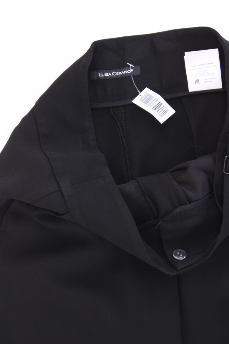 Luisa Cerano Stoffhose Gr. 38 schwarz aus Viskose
