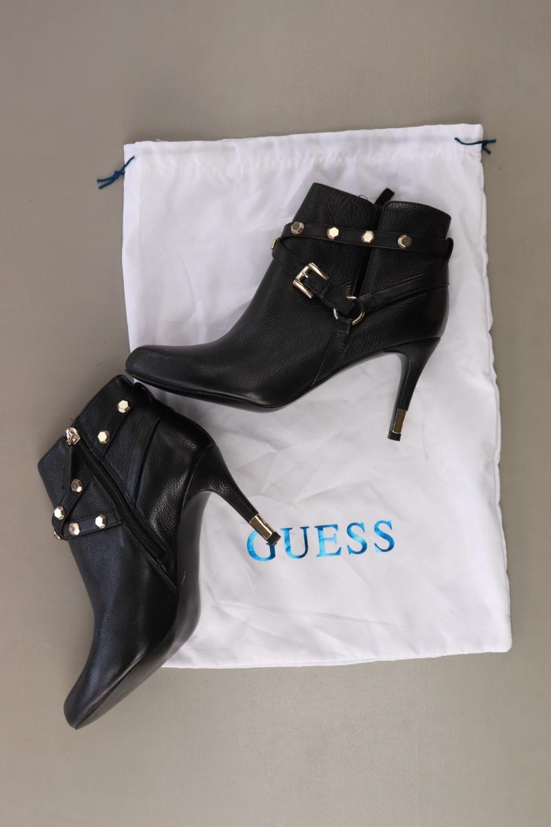 Guess Stiefeletten Gr. 39 neuwertig Neupreis: 250,0€! mit Nieten schwarz