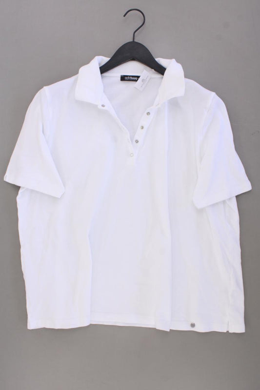 Gollehaug Poloshirt Gr. 48 Kurzarm weiß aus Baumwolle