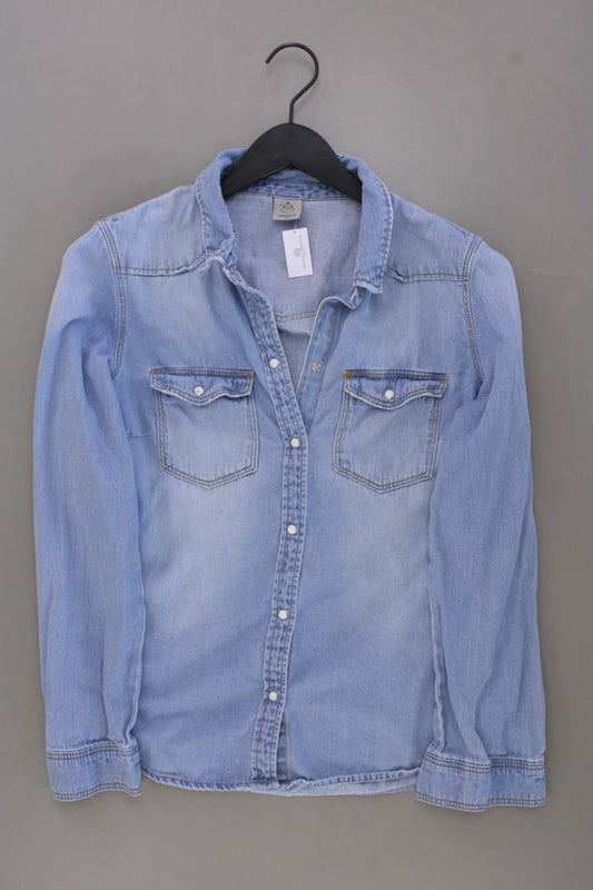 Vero Moda Jeansbluse Gr. XL Langarm blau aus Baumwolle
