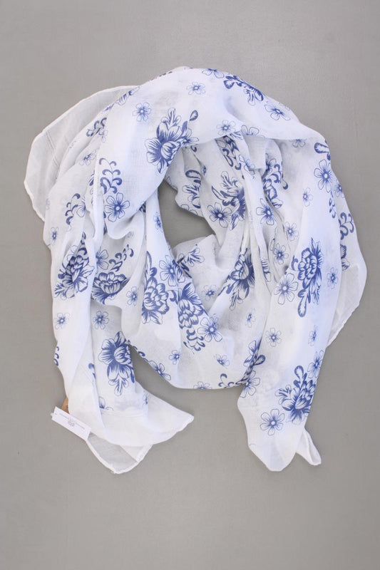 Juleeze Tuch mit Blumenmuster neu mit Etikett weiß aus Polyester
