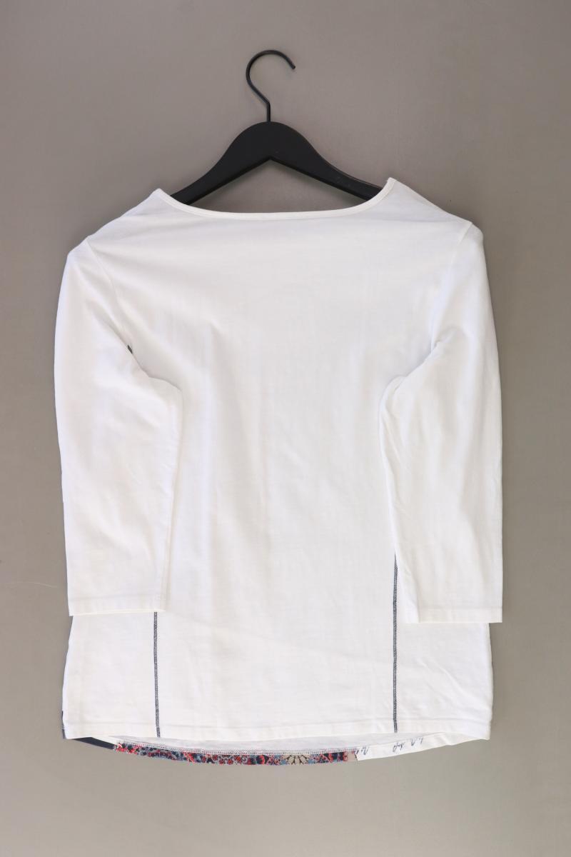 Biba Printshirt Gr. M 3/4 Ärmel weiß aus Baumwolle