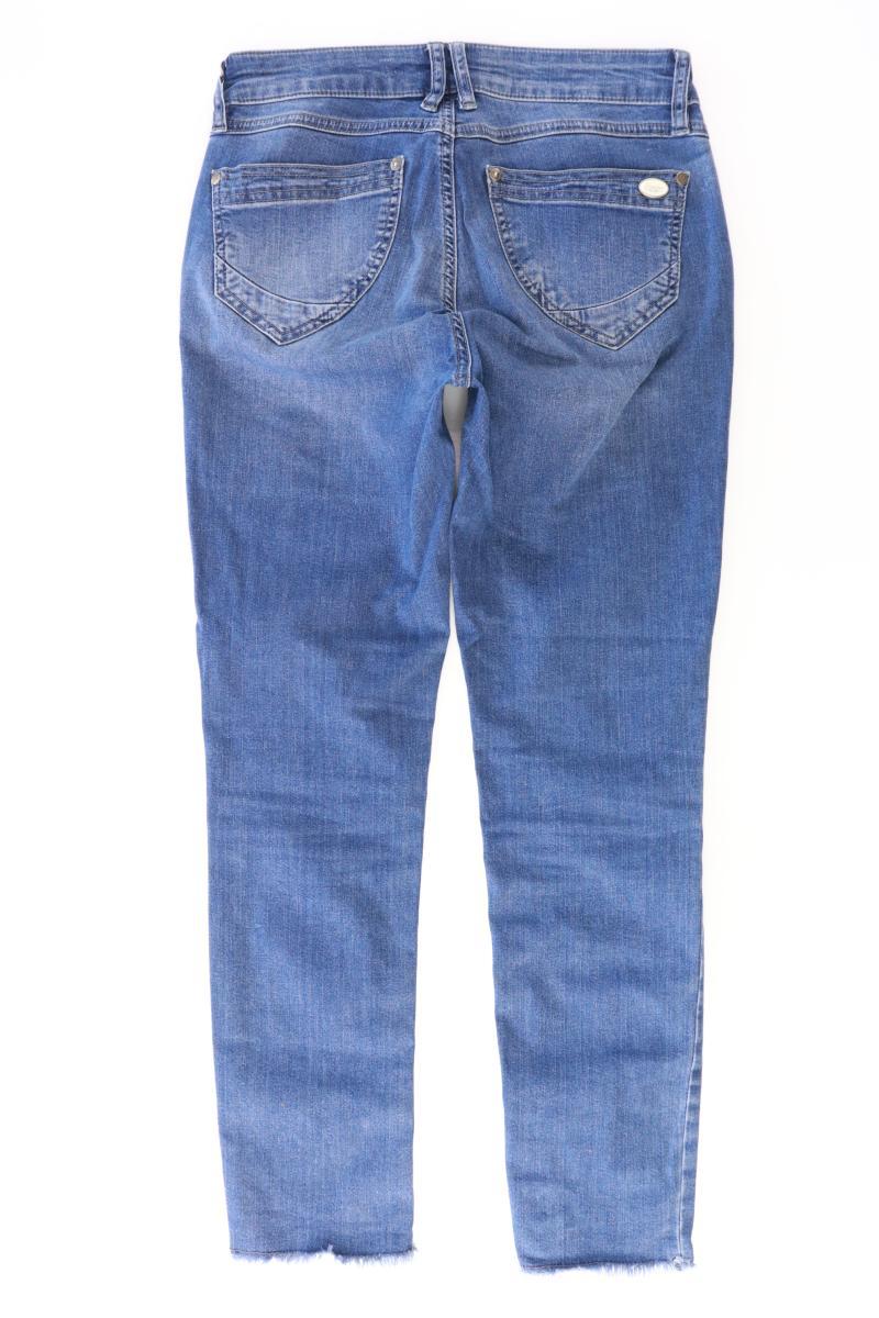 Glücksstern Straight Jeans Gr. W26/L28 blau aus Baumwolle