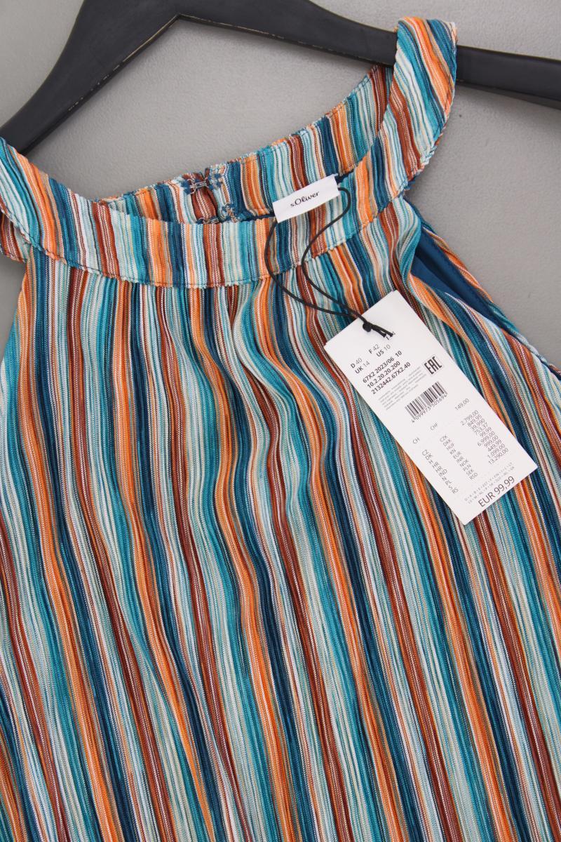 s.Oliver Midikleid Gr. 40 neu mit Etikett Neupreis: 99,99€! Ärmellos mehrfarbig
