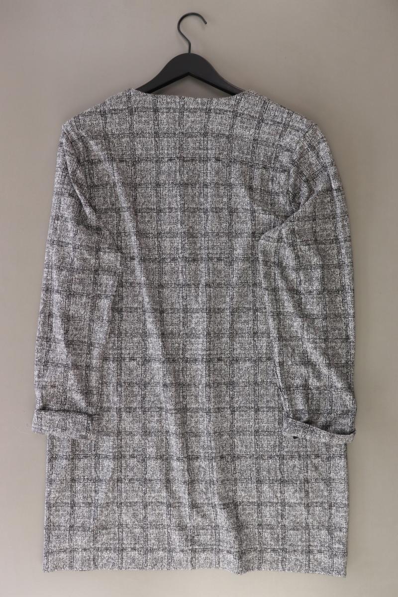 Tom Tailor Comfort Cardigan Gr. XXXL kariert Langarm grau aus Polyester