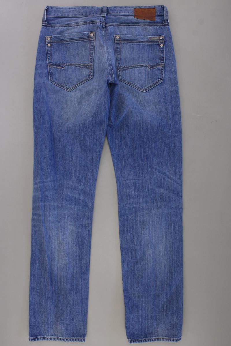 Mavi Slim Jeans für Herren Gr. W32/L36 Modell Marcus blau aus Baumwolle