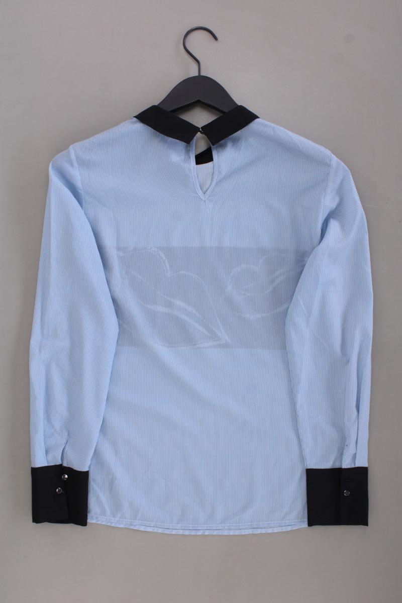 comma, Langarmbluse Gr. 36 gestreift blau aus Polyester