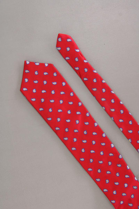 Laco Krawatte für Herren rot aus Seide