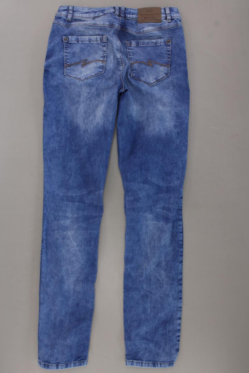 Street One Skinny Jeans Gr. W28 blau aus Baumwolle