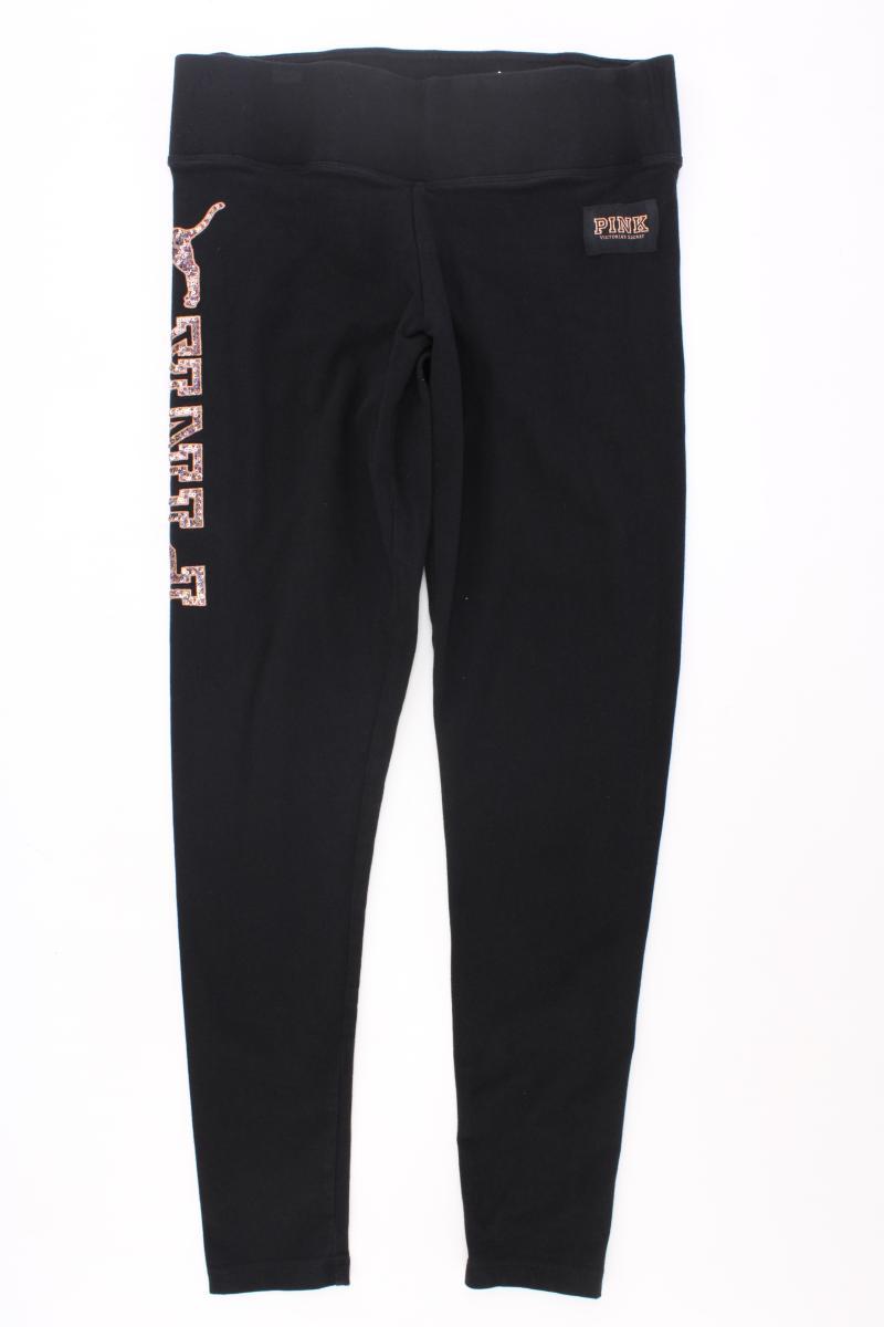 Pink Victoria's Secret Jogginghose Gr. M schwarz aus Baumwolle