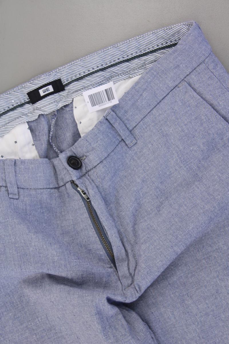 WE Fashion Stoffhose für Herren Gr. W33/L32 blau aus Baumwolle