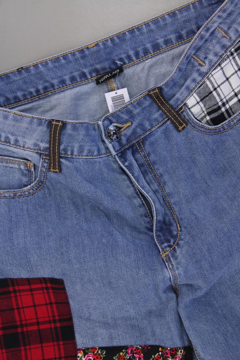 Twin Set 7/8 Jeans Gr. W28 Modell Michelle blau aus Baumwolle