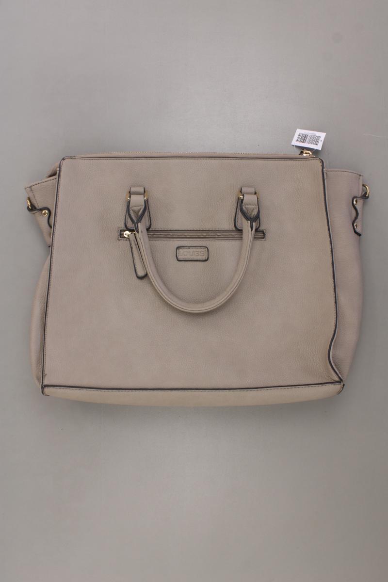 Loubs Henkeltasche creme aus Kunstleder