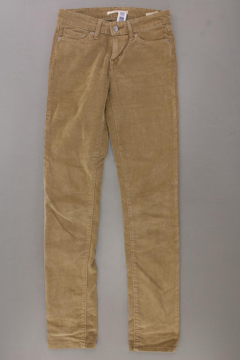 Levi's Cordhose Gr. W25/L32 braun aus Baumwolle