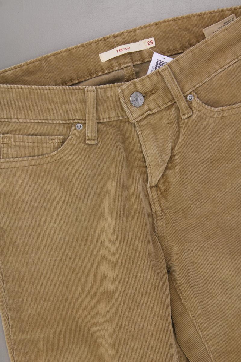 Levi's Cordhose Gr. W25/L32 braun aus Baumwolle