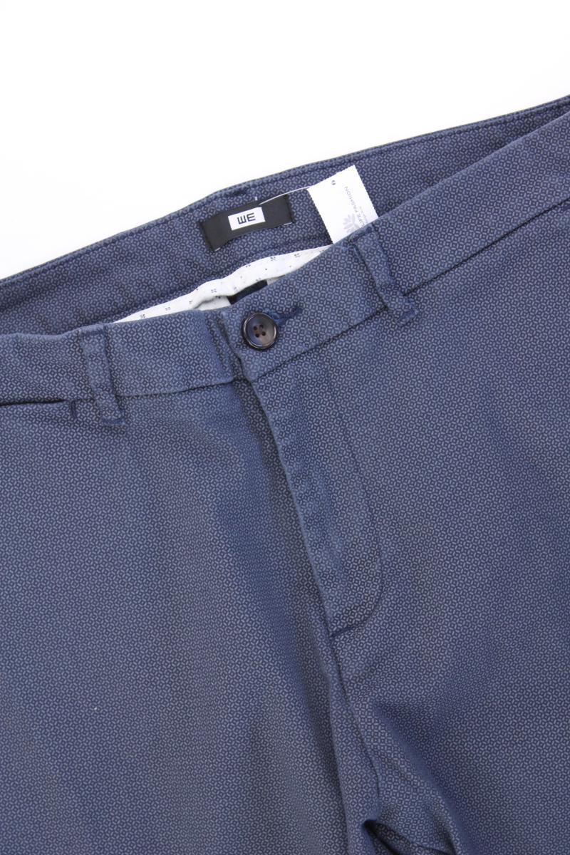 WE Fashion Chinohose für Herren Gr. W33/L32 blau aus Baumwolle