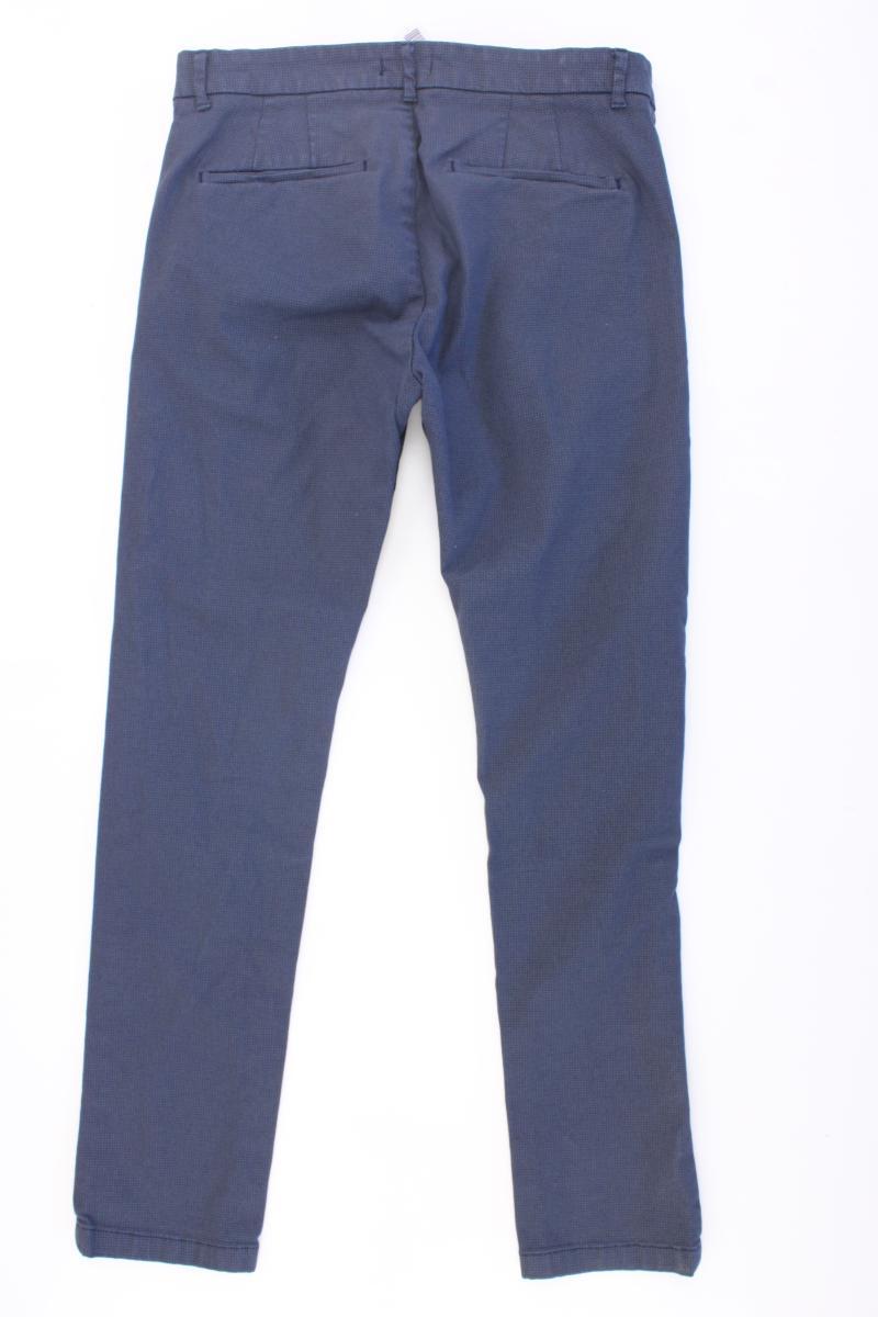 WE Fashion Chinohose für Herren Gr. W33/L32 blau aus Baumwolle