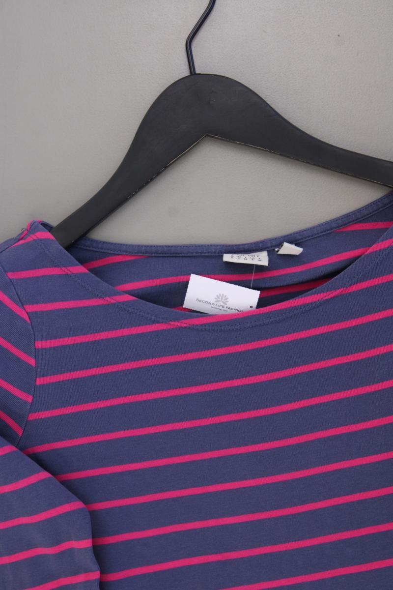Esprit Ringelshirt Gr. S gestreift Langarm lila aus Baumwolle