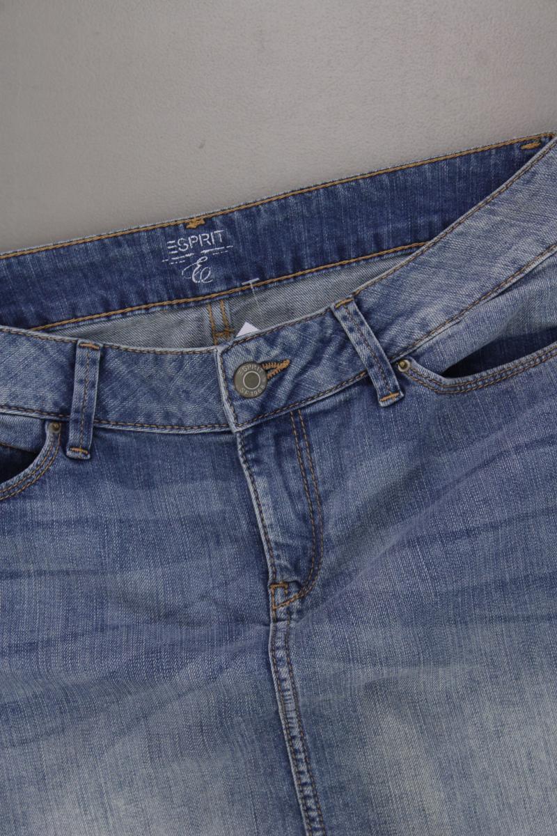 Esprit Jeansrock Gr. W26 blau aus Baumwolle