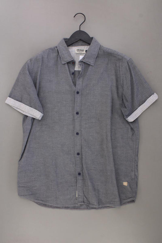 Jack & Jones Kurzarmhemd für Herren Gr. XL grau aus Baumwolle