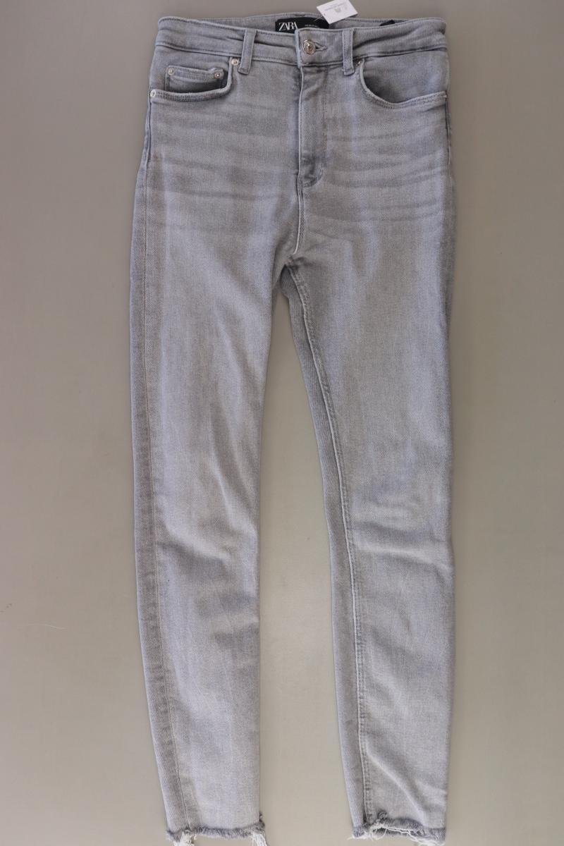 Zara Skinny Jeans Gr. 36 grau aus Baumwolle