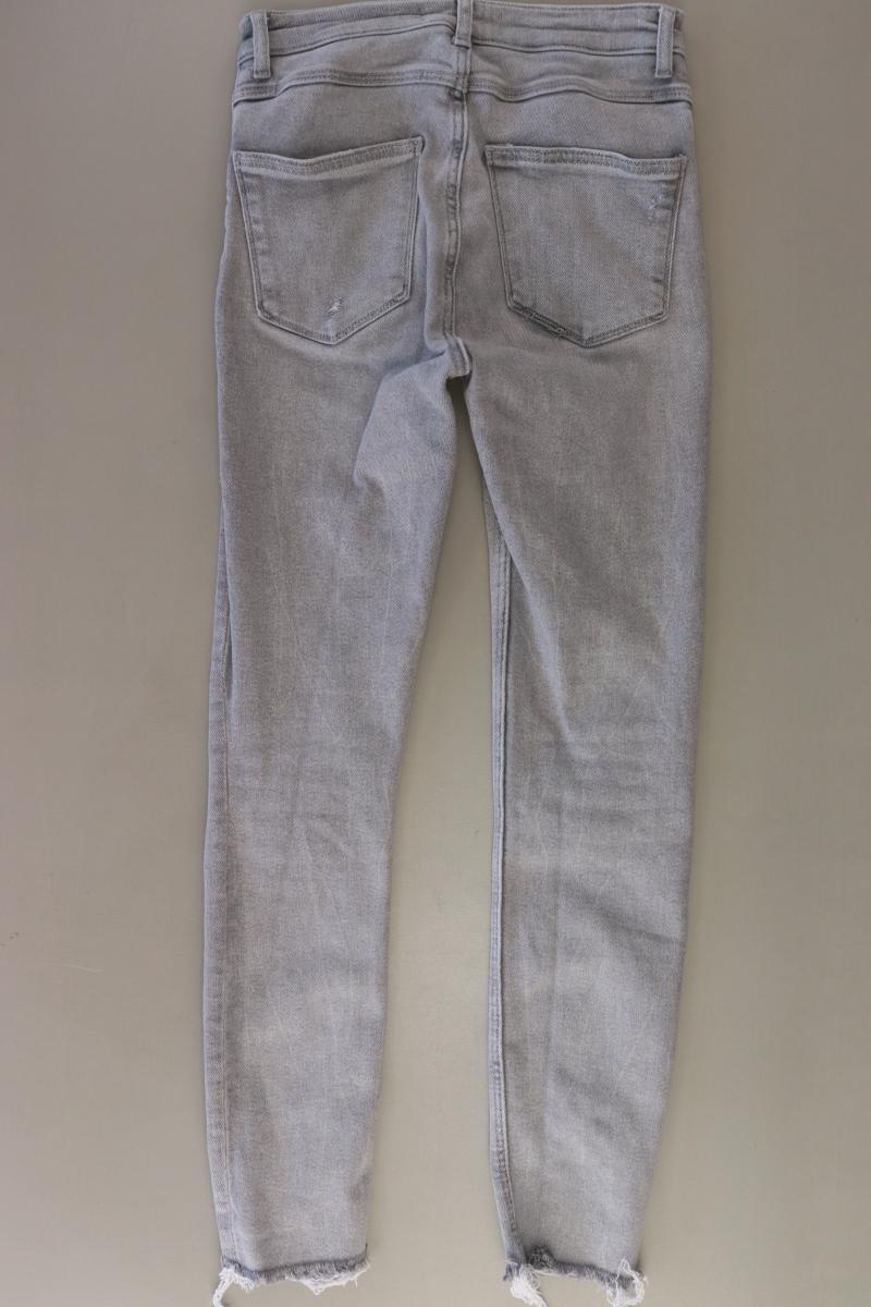 Zara Skinny Jeans Gr. 36 grau aus Baumwolle