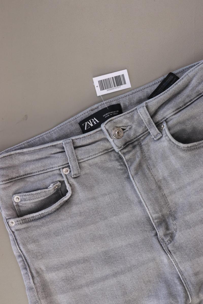 Zara Skinny Jeans Gr. 36 grau aus Baumwolle