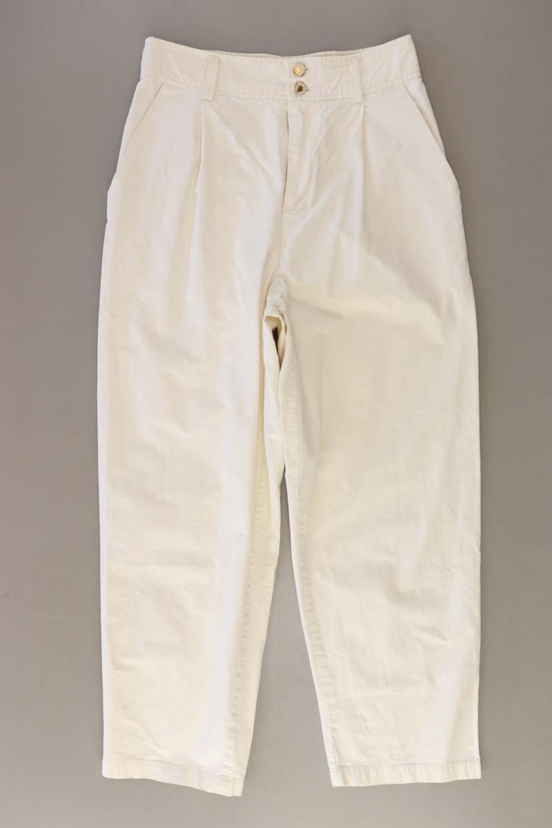 Mango 7/8 Hose Gr. S creme aus Baumwolle