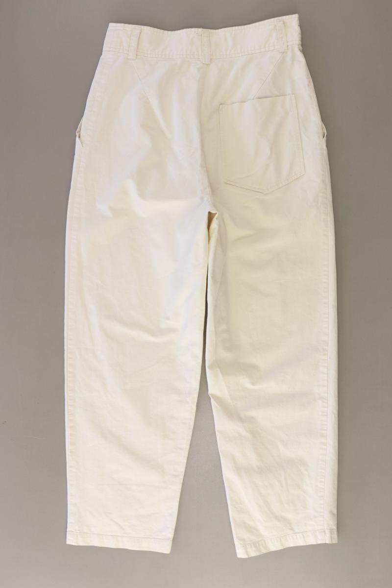 Mango 7/8 Hose Gr. S creme aus Baumwolle