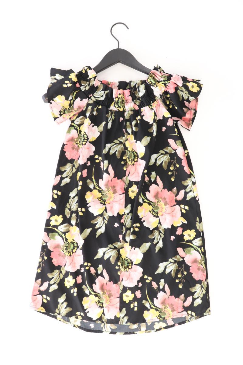 atmosphere Kleid Gr. 36 mit Blumenmuster Kurzarm mit Carmen-Ausschnitt