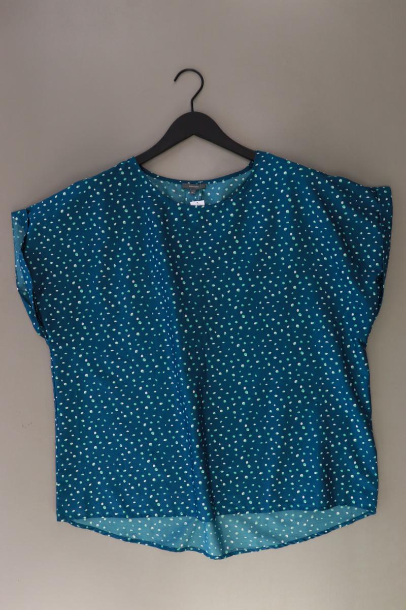 Montego Kurzarmbluse Gr. 46 blau aus Polyester