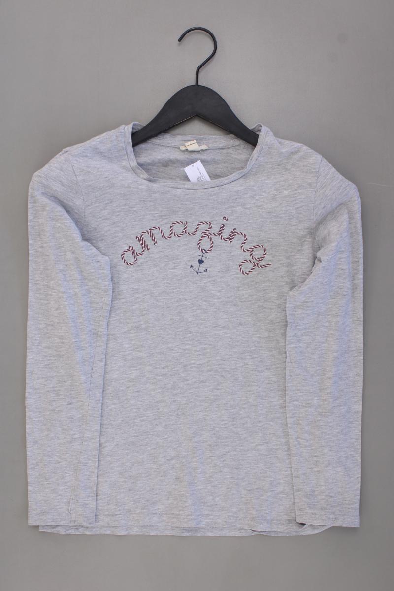 Esprit Longsleeve-Shirt Gr. S Langarm grau aus Baumwolle