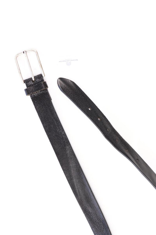 Vanzetti Gürtel für Herren schwarz aus Leder