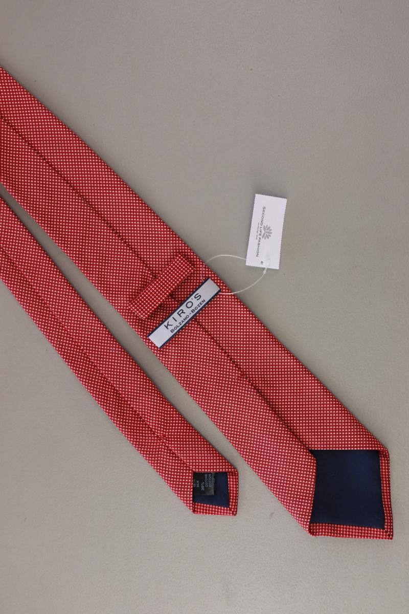 Kiro's Krawatte für Herren rot aus Seide