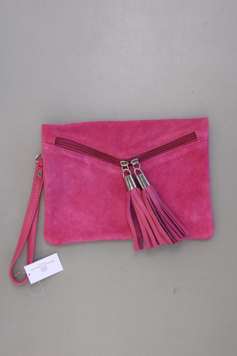 Wildleder Clutch pink