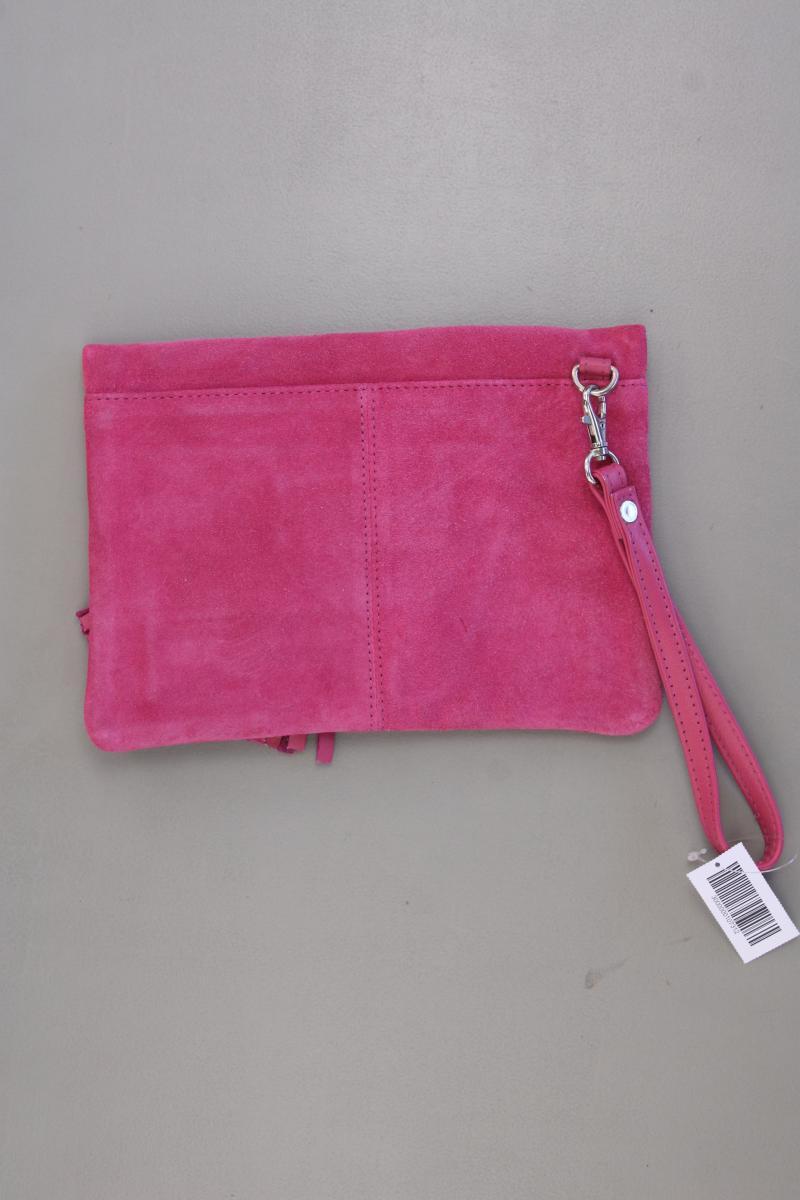 Wildleder Clutch pink