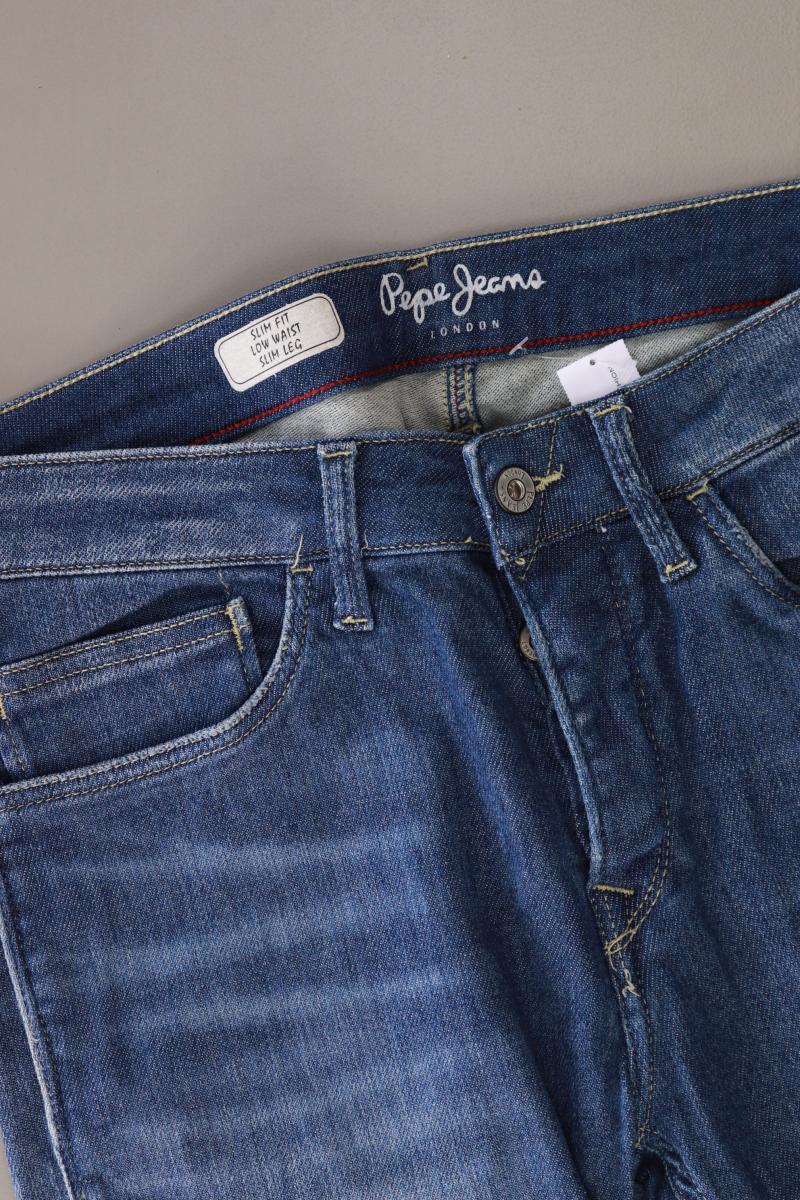 Pepe Jeans Straight Jeans für Herren Gr. W33/L34 blau aus Baumwolle