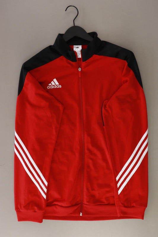 Adidas Sportjacke für Herren Gr. L rot aus Polyester