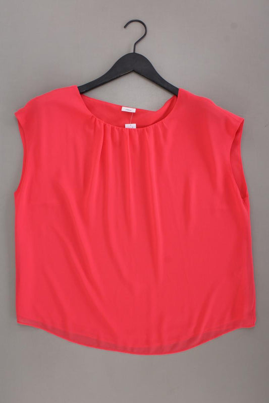 s.Oliver Chiffonbluse Gr. 40 neuwertig Kurzarm pink aus Polyester