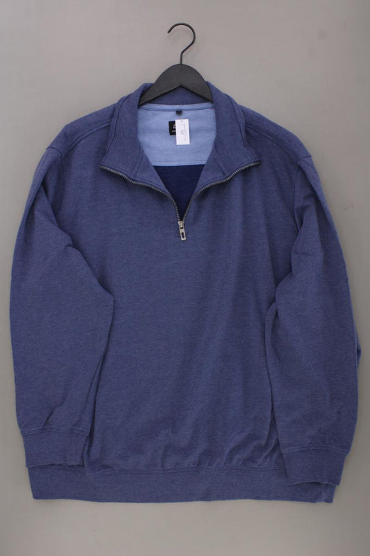 Luciano Pullover Größe 5XL für Herren Gr. XXXL blau aus Baumwolle