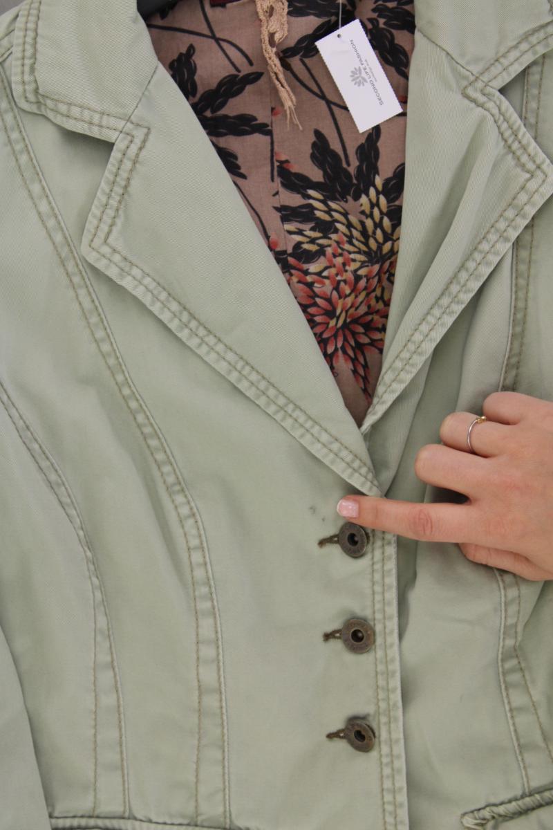 Review Übergangsjacke Gr. 36 grün aus Baumwolle