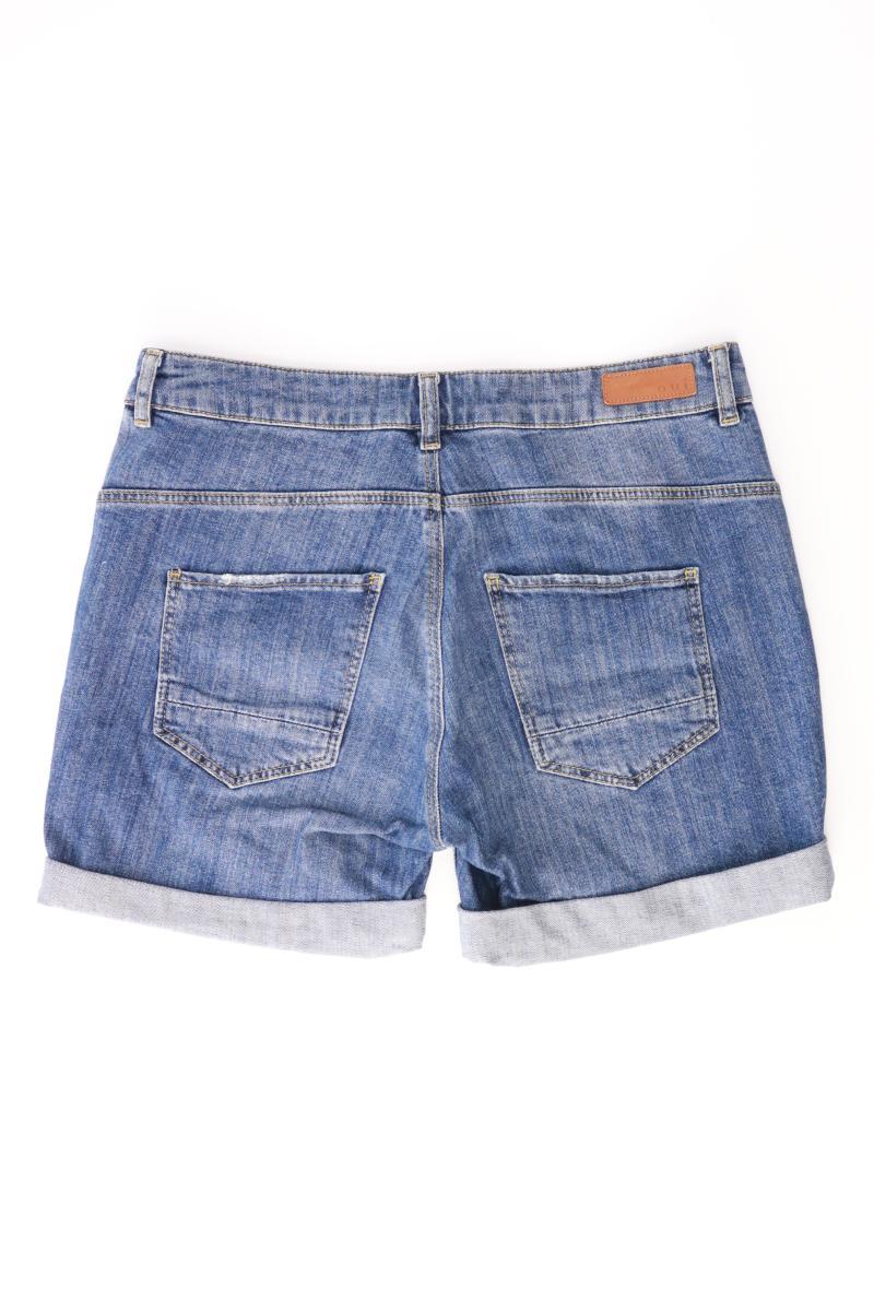 Oui Jeansshorts Gr. 40 blau aus Baumwolle