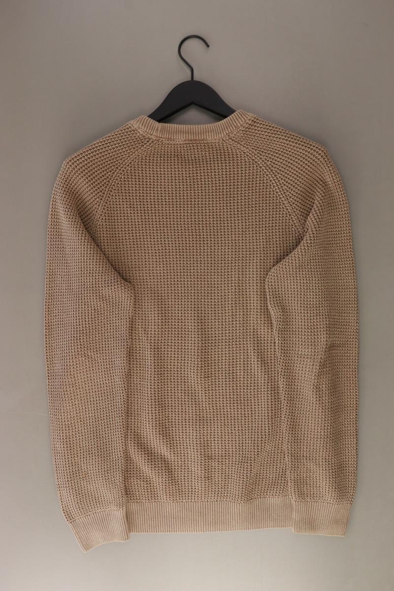 McNeal Grobstrickpullover für Herren Gr. L braun aus Baumwolle