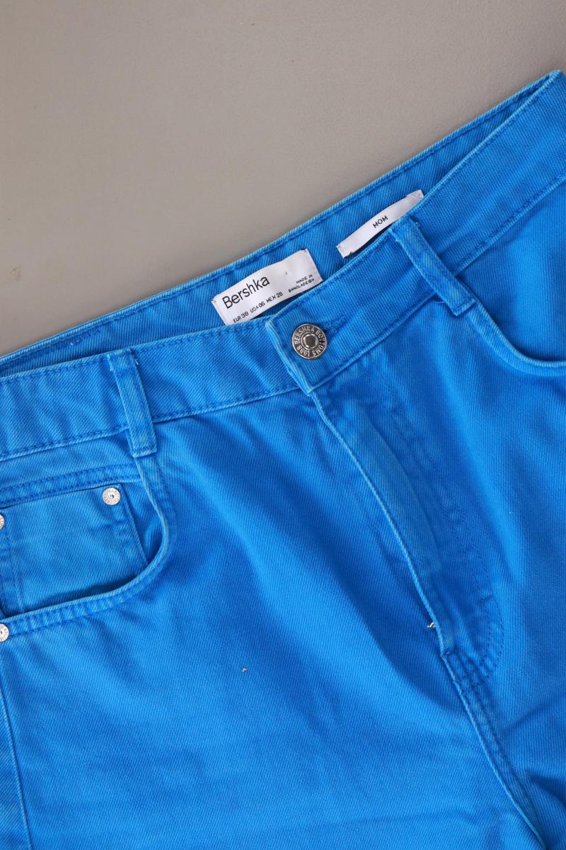 Bershka Jeansshorts Gr. 38 blau aus Baumwolle