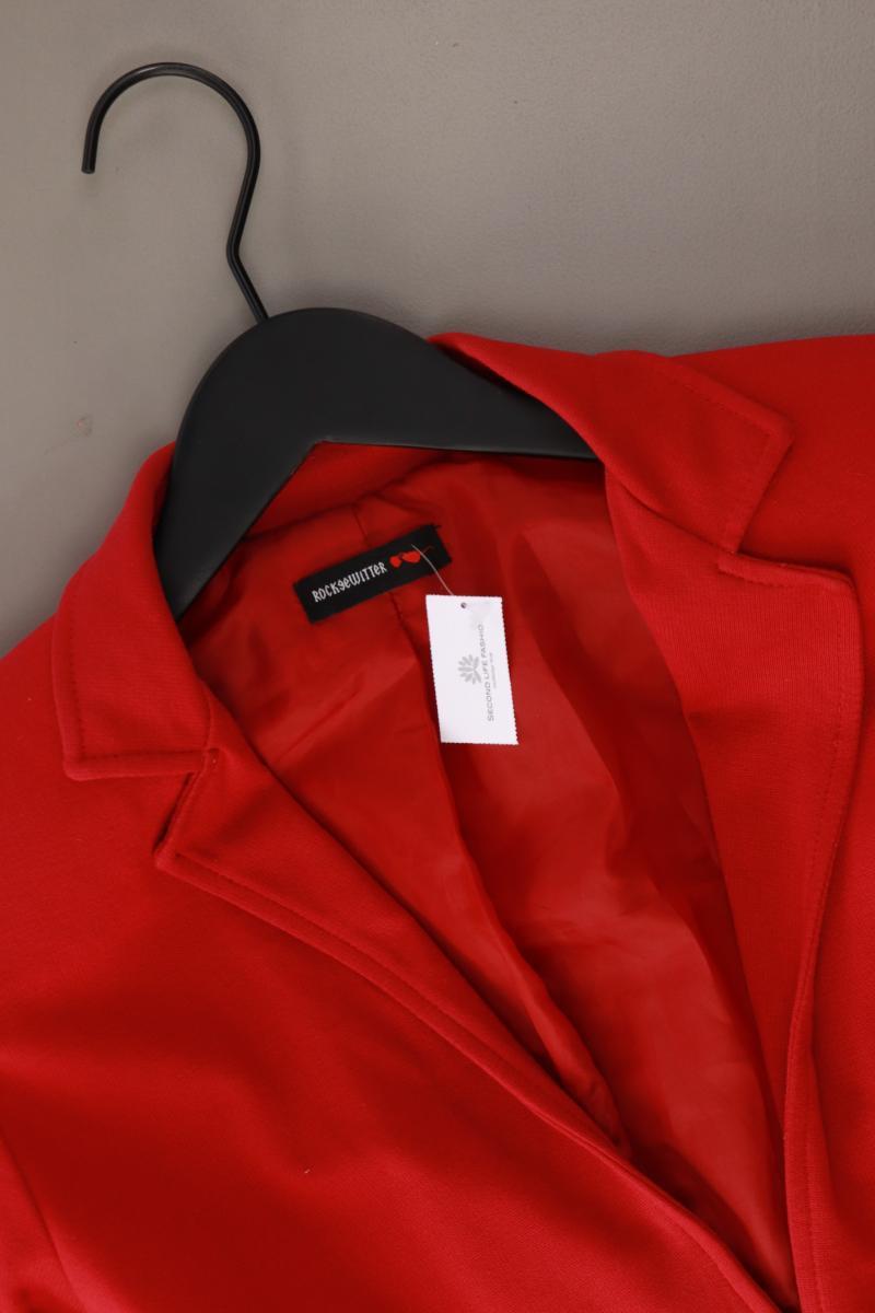 Rockgewitter Regular Blazer Gr. 36 rot aus Viskose