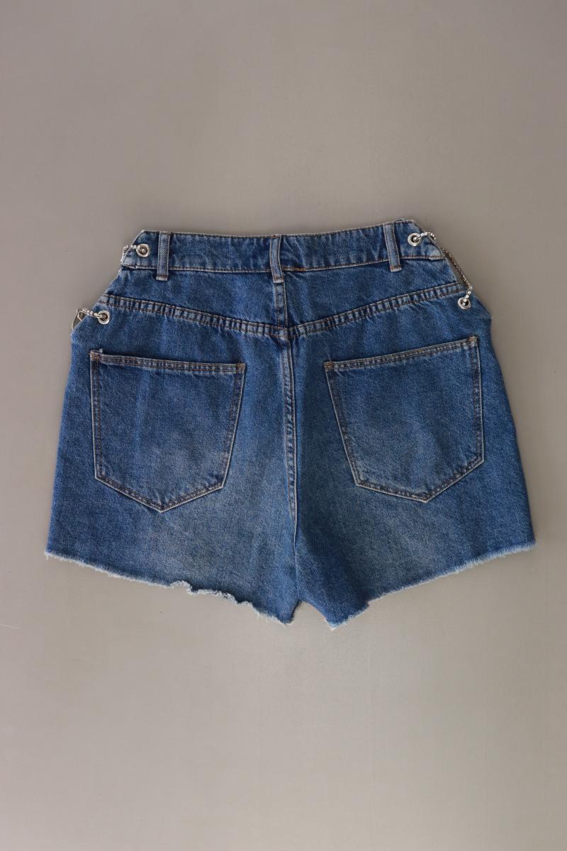 Bershka Jeansshorts Gr. 40 blau aus Baumwolle